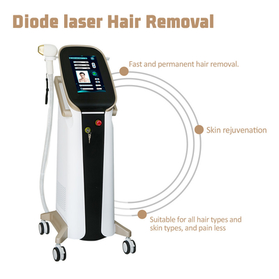Laser-Haar-Abbau-Maschinen-Laser-Sopran-Eis-Platin-Titan 808 der Dioden-940nm