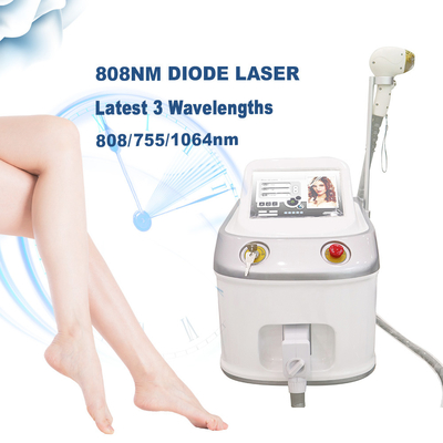 Tragbarer Laser-Haar-Abbau-Maschinen-voller Körper-dauerhafter Haar-Abbau der Dioden-808nm