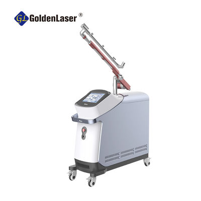 Q schaltete Tätowierungs-Abbau-Maschine Picosekunden-Laser-Maschinen-600mj/Cm2