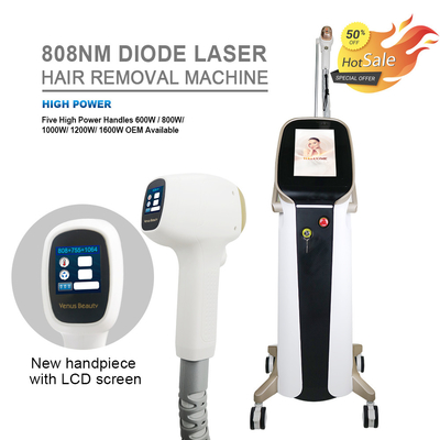Große Dioden-Laser-Haar-Abbau-Maschine 755 der Stellen-12*35mm 808 940 1064nm