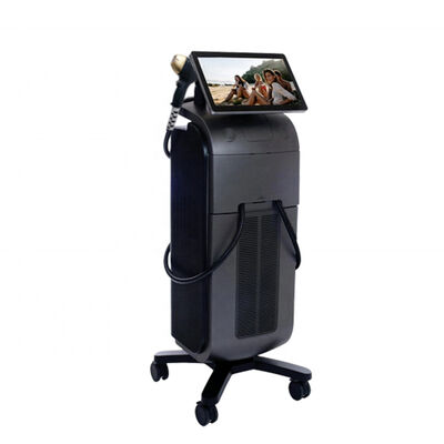 Notfall-Stopp-Knopf-Dioden-Laser-Haarentfernung Maschine mit Halbleiter-Wasser-Luft-Kühlsystem Sicherung der Haarentfernung